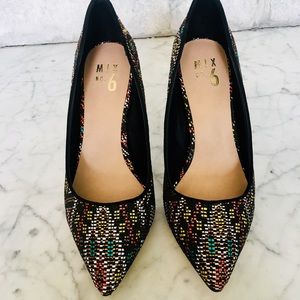 Standout multi color heels!